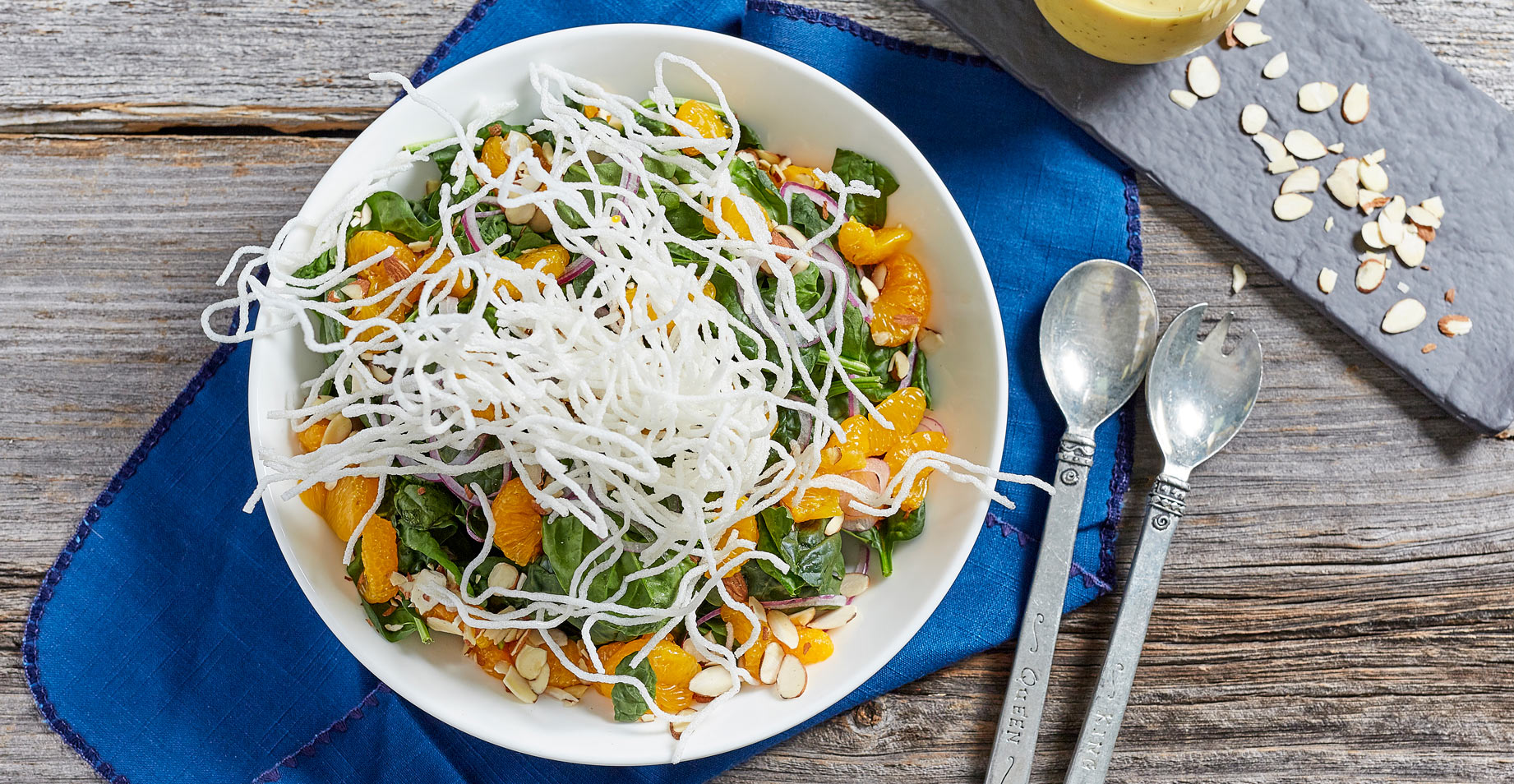 Crunchy Spinach Salad