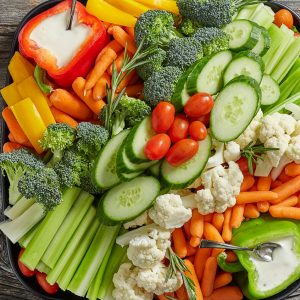 Vegetable Dip Tray