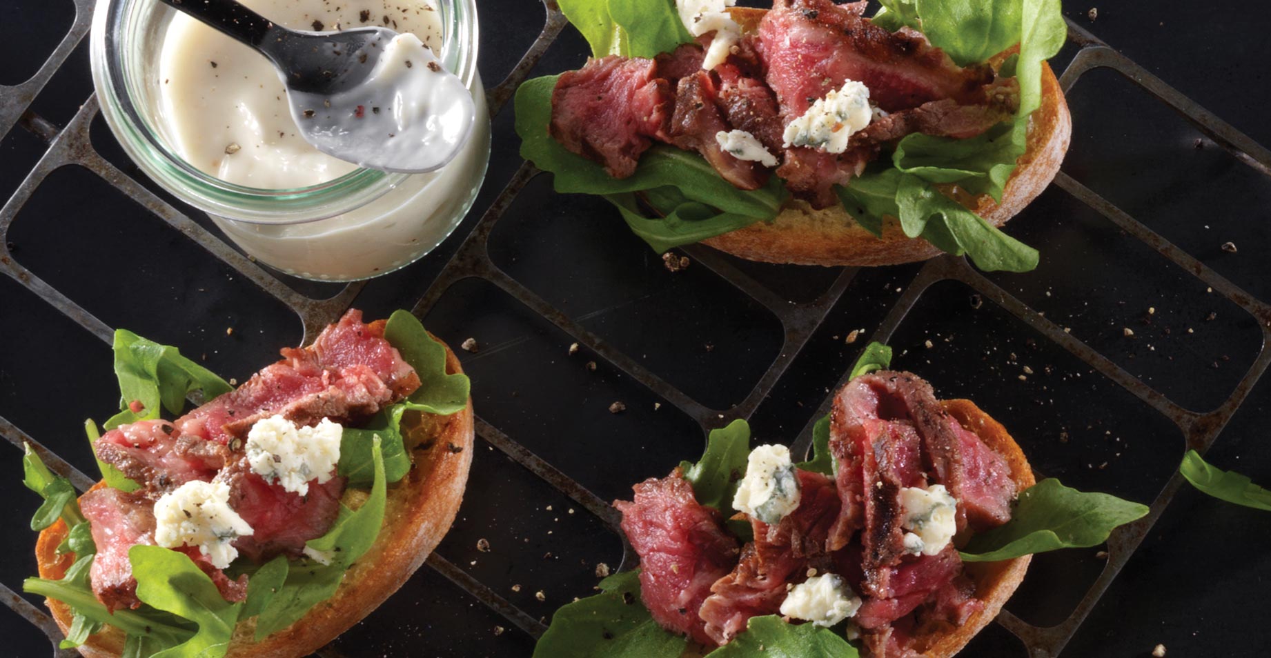 Beef Tenderloin Crostini