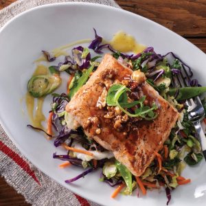 Maple Glazed Nut Salmon