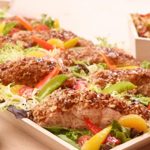 Maple Nut Crusted Salmon