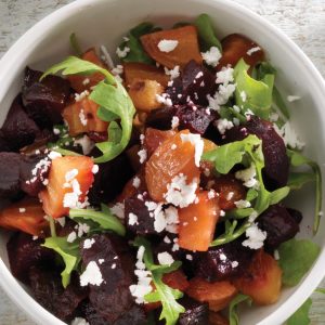 Roasted Beet Feta Salad