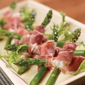 Asparagus Wrapped with Prosciutto