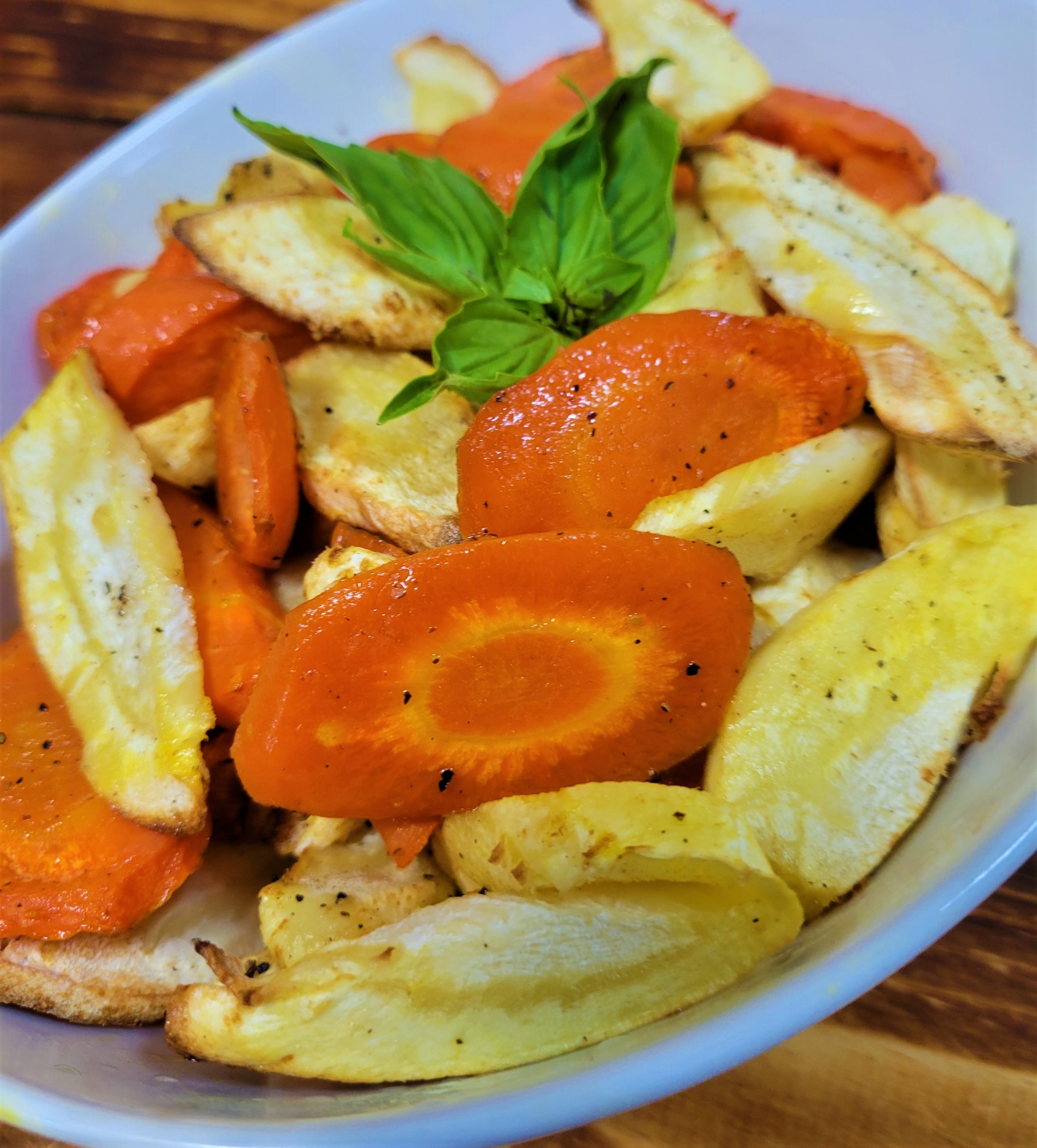 HONEY GLAZED CARROTS AND PARSNIPS