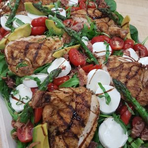 Keto Chicken Supreme Caprese Salad